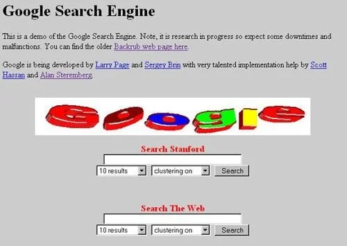 Google back in the day