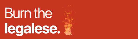 Policy Bonfire - animated demo of the burn the legalese tool