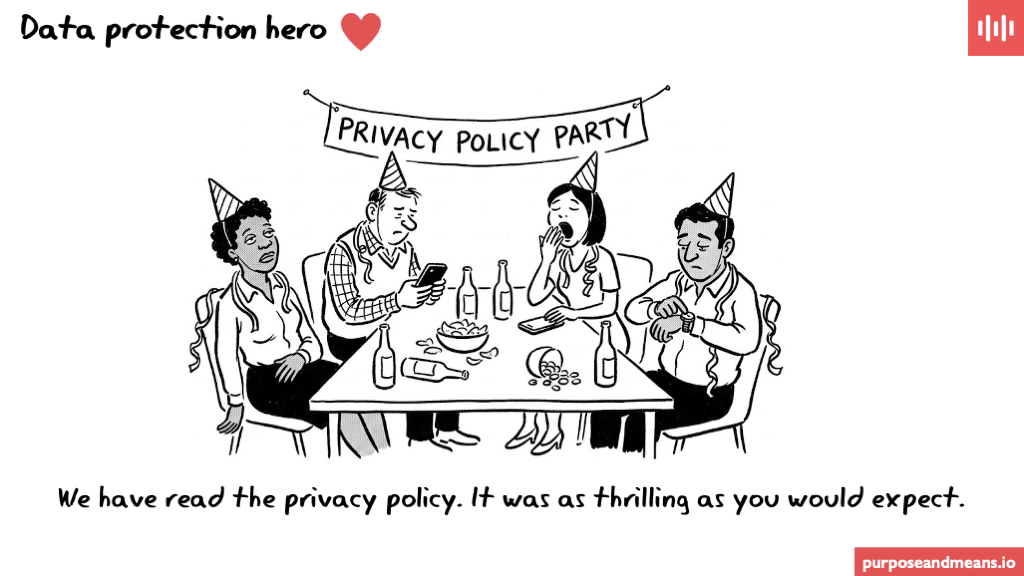 Data Protection Hero — We have read the privacy policy. It was as thrilling as you would expect.