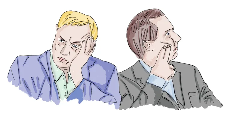 Not talking