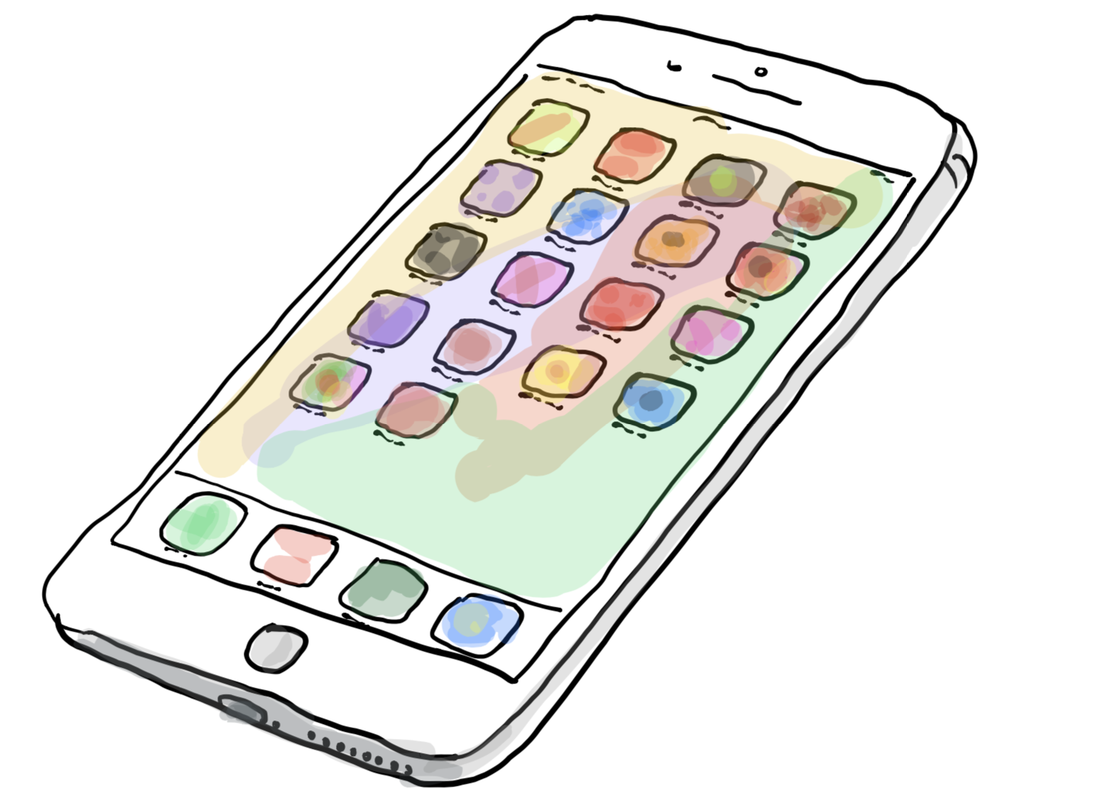 Illustration of a smartphone